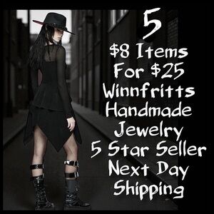 5 $8 Items For $25💫Lower Shipping Now! Winnfritt’s Handmade Jewelry💫
